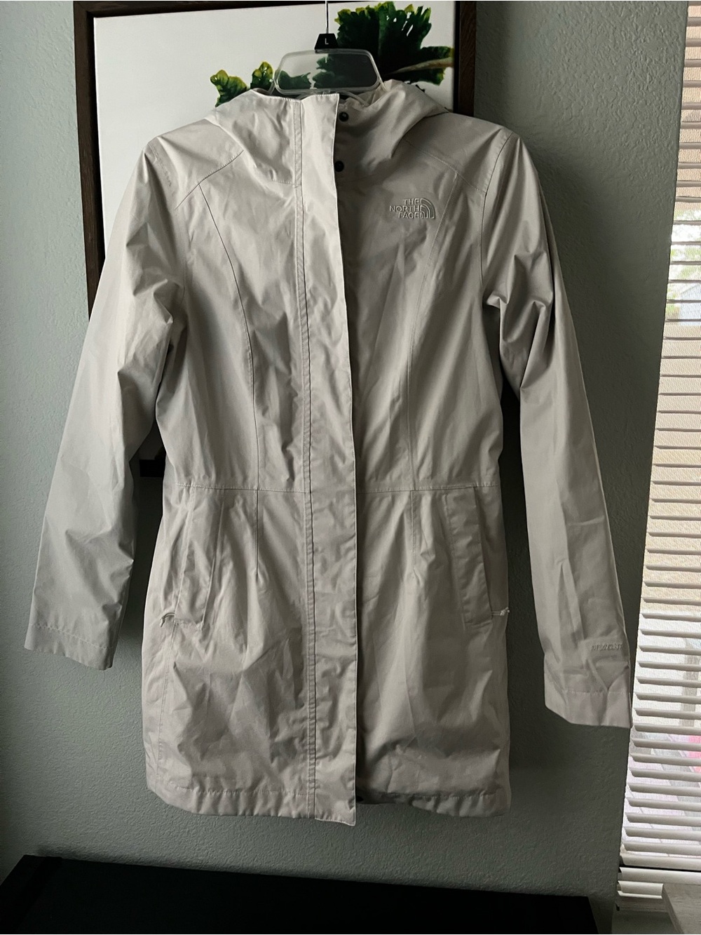 The North Face Women's Beige Hooded Trench Coat